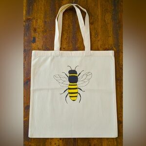 Bee Cotton Tote Bag